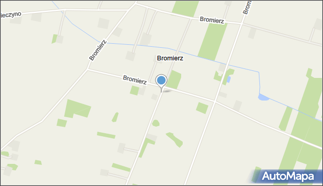 Bromierz, Bromierz, mapa Bromierz