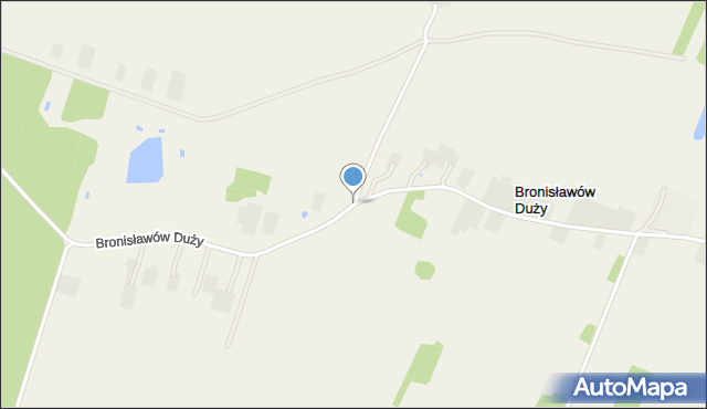 Bronisławów Duży, Bronisławów Duży, mapa Bronisławów Duży