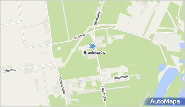 Bronisławów gmina Wolbórz, Bronisławów, mapa Bronisławów gmina Wolbórz