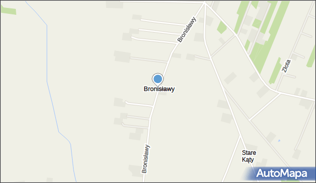 Bronisławy gmina Sochaczew, Bronisławy, mapa Bronisławy gmina Sochaczew