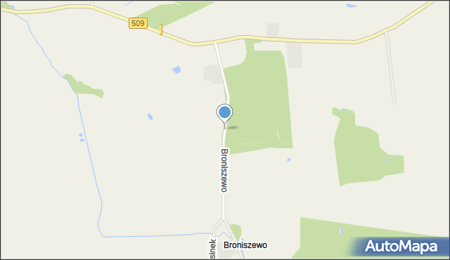 Broniszewo gmina Młynary, Broniszewo, mapa Broniszewo gmina Młynary