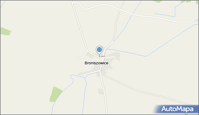 Broniszowice gmina Otmuchów, Broniszowice, mapa Broniszowice gmina Otmuchów