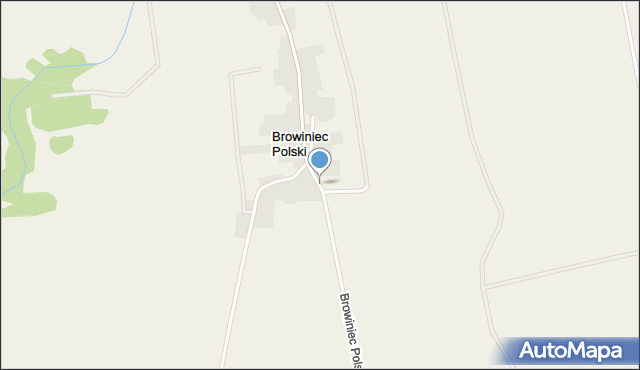 Browiniec Polski, Browiniec Polski, mapa Browiniec Polski