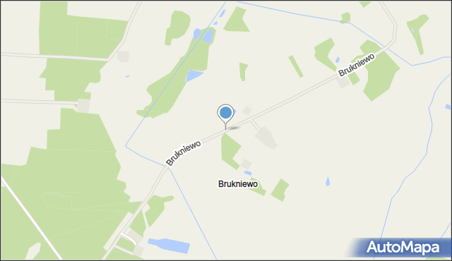 Brukniewo, Brukniewo, mapa Brukniewo