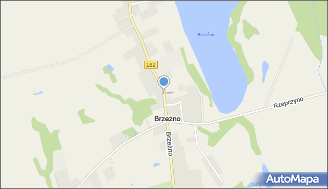 Brzeżno, Brzeżno, mapa Brzeżno