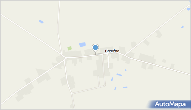 Brzeźno gmina Pruszcz, Brzeźno, mapa Brzeźno gmina Pruszcz