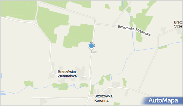 Brzozówka Ziemiańska, Brzozówka Ziemiańska, mapa Brzozówka Ziemiańska