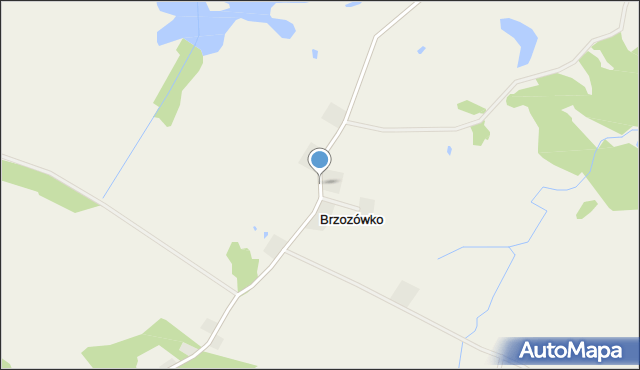 Brzozówko, Brzozówko, mapa Brzozówko