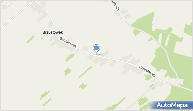 Brzustówek, Brzustówek, mapa Brzustówek