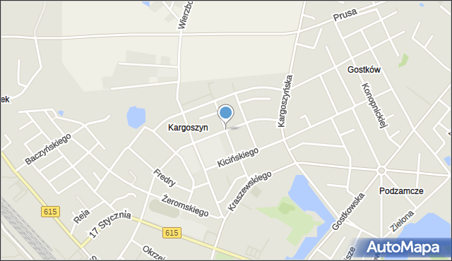 Ciechanów, Broniewskiego Władysława, mapa Ciechanów