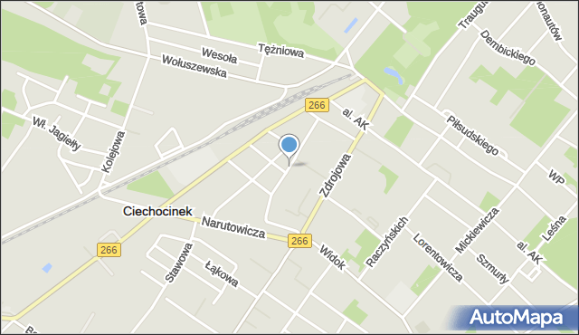Ciechocinek, Broniewskiego Władysława, mapa Ciechocinek