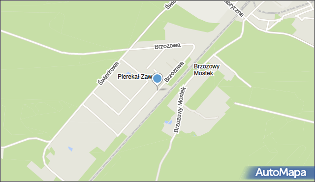 Czarna Białostocka, Brzozowa, mapa Czarna Białostocka