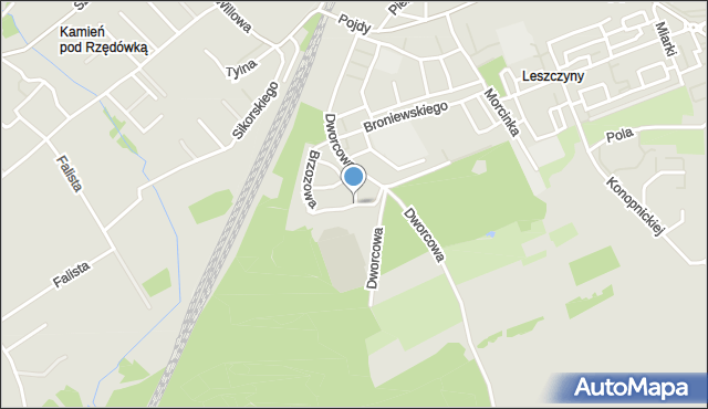 Czerwionka-Leszczyny, Brzozowa, mapa Czerwionka-Leszczyny