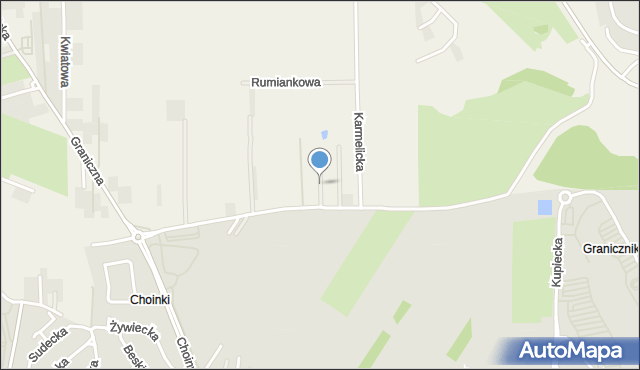 Dys, Brzozowa, mapa Dys