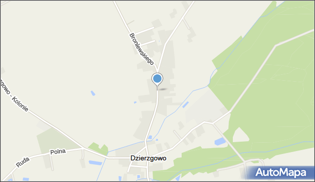 Dzierzgowo, Broniewskiego Władysława, mapa Dzierzgowo