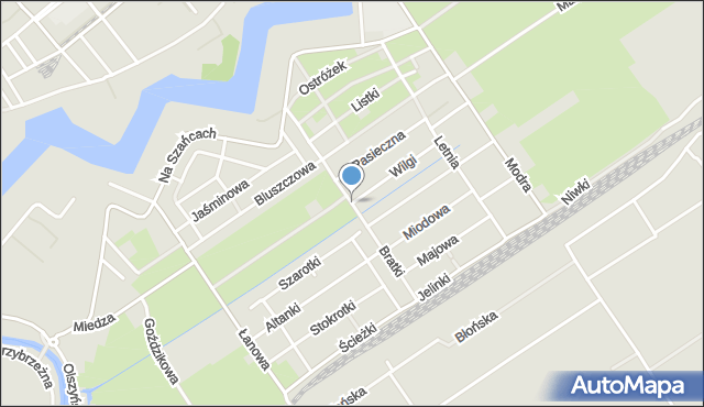 Gdańsk, Bratki, mapa Gdańska