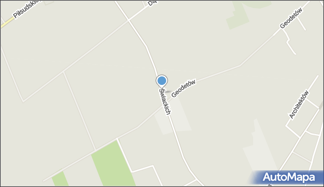 Grajewo, Braci Świackich, mapa Grajewo