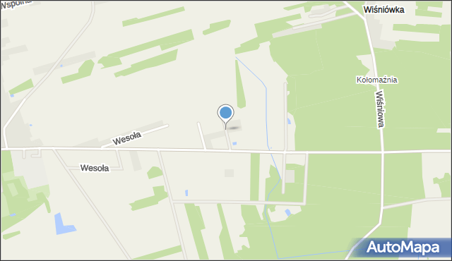 Grzebowilk gmina Siennica, Brzozowa, mapa Grzebowilk gmina Siennica