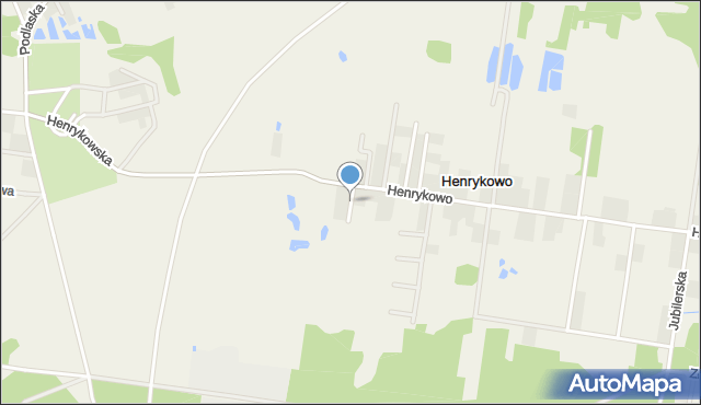 Henrykowo gmina Grabówka, Brylantowa, mapa Henrykowo gmina Grabówka