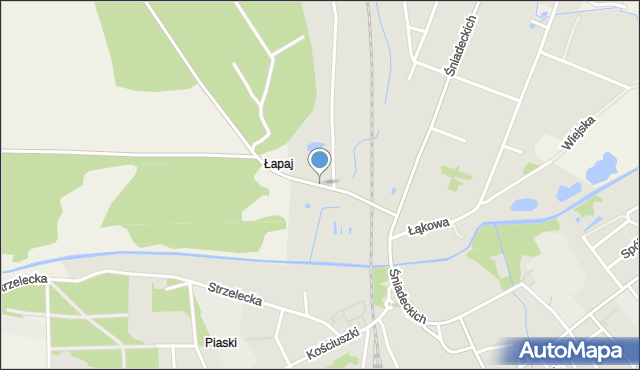 Janowiec Wielkopolski, Brudzyńska, mapa Janowiec Wielkopolski