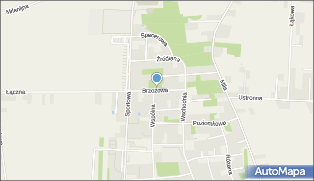 Kleszczów powiat bełchatowski, Brzozowa, mapa Kleszczów powiat bełchatowski