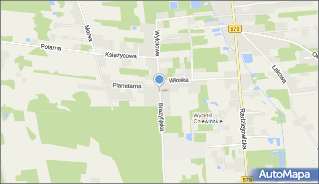 Kozerki, Brazylijska, mapa Kozerki