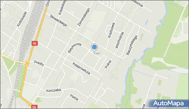 Kwidzyn, Broniewskiego Władysława, mapa Kwidzyn
