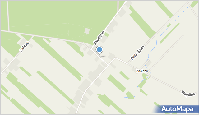 Leszczydół-Pustki, Brzozowa, mapa Leszczydół-Pustki
