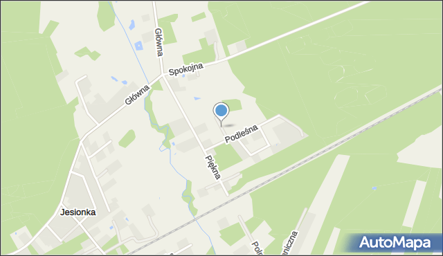 Łubno gmina Wiskitki, Brzozowy Lasek, mapa Łubno gmina Wiskitki