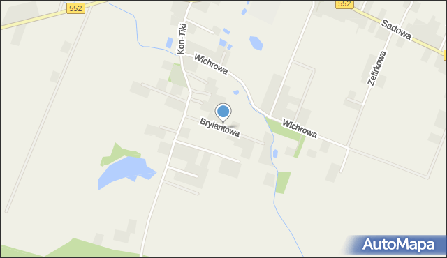 Lulkowo gmina Łysomice, Brylantowa, mapa Lulkowo gmina Łysomice