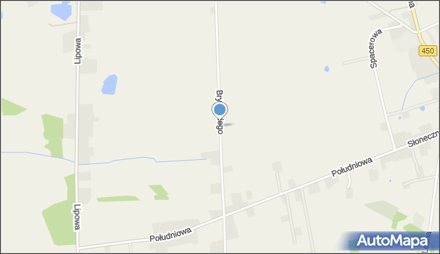 Masanów, Brylińskiego Pawła, mapa Masanów