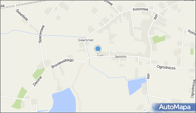 Mnich, Broniewskiego, mapa Mnich