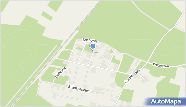 Nekla gmina Dobrcz, Brzozowa, mapa Nekla gmina Dobrcz