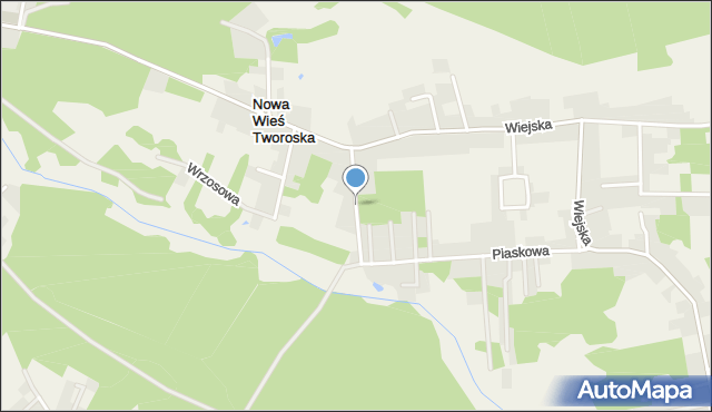 Nowa Wieś Tworoska, Brynkowska, mapa Nowa Wieś Tworoska