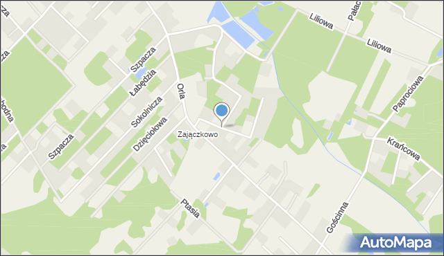 Radonie, Bratkowa, mapa Radonie