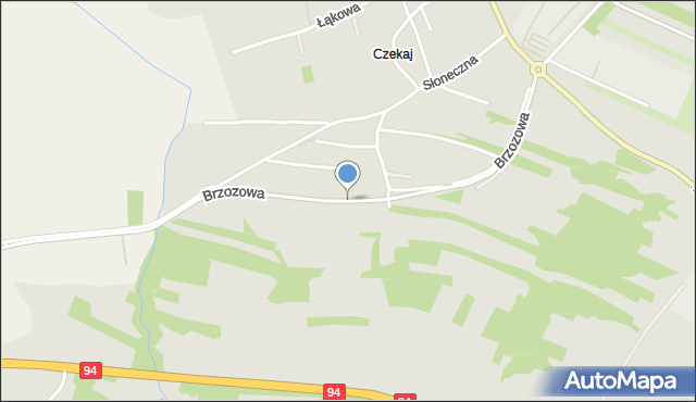 Ropczyce, Brzozowa, mapa Ropczyce
