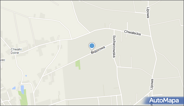 Sandomierz, Brzozowa, mapa Sandomierza