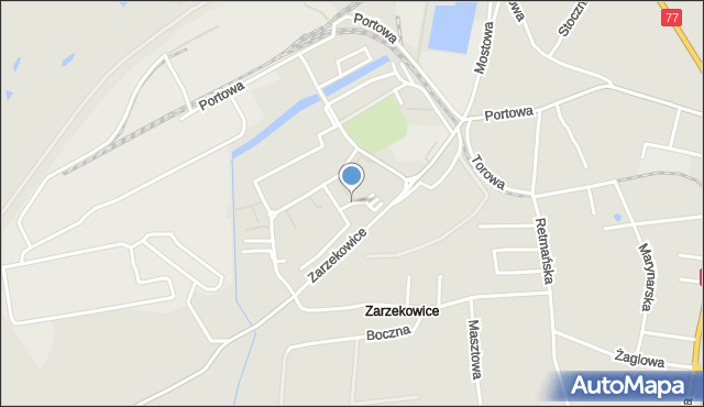 Sandomierz, Brzozowskiego Wacława, mapa Sandomierza