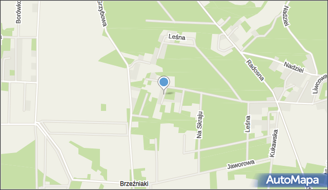 Świniotop, Brzozowa, mapa Świniotop