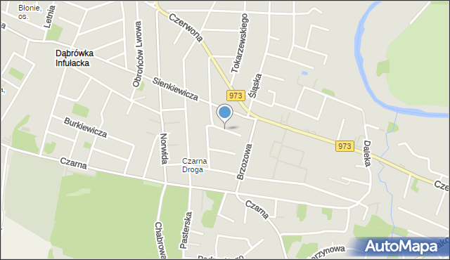 Tarnów, Broniewskiego Władysława, mapa Tarnów