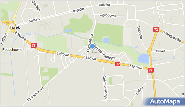 Turek, Braci Pietrzaków, mapa Turka