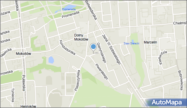 Warszawa, Braci Pillatich, mapa Warszawy