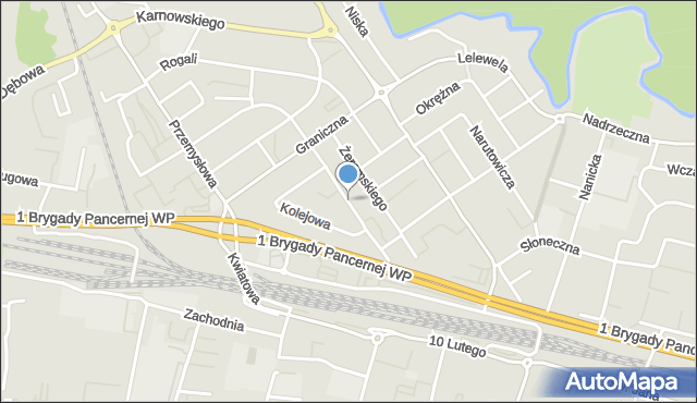 Wejherowo, Broniewskiego Władysława, mapa Wejherowo