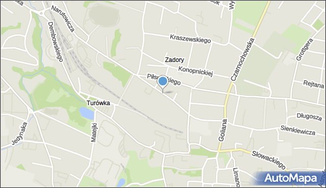 Wieliczka, Brata Kosiby Alojzego, mapa Wieliczka