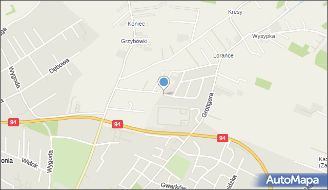 Wieliczka, Brzozowa, mapa Wieliczka