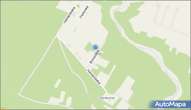 Wielmoża, Brzozowa, mapa Wielmoża