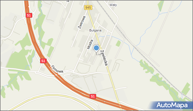 Wilkowice powiat bielski, Bratków, mapa Wilkowice powiat bielski