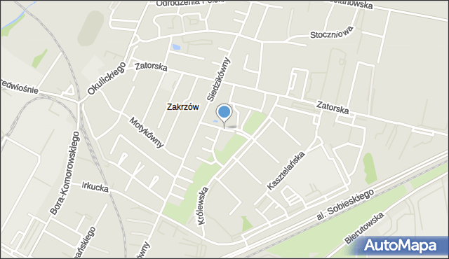 Wrocław, Brzuchowicka, mapa Wrocławia