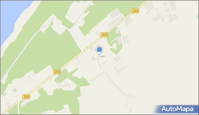Bobolin gmina Darłowo, Bursztynowa, mapa Bobolin gmina Darłowo