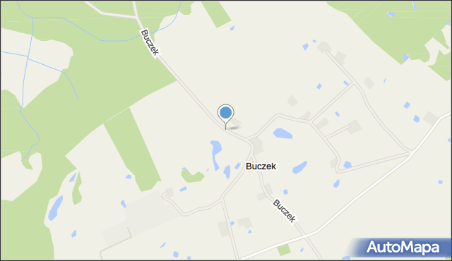 Buczek gmina Jeżewo, Buczek, mapa Buczek gmina Jeżewo